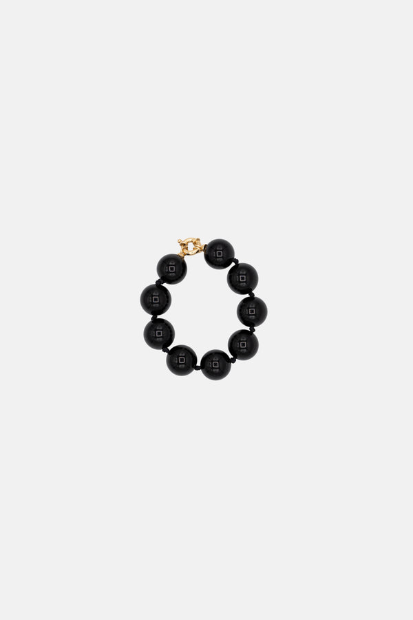 labro DUE MAXIMUS BRACELET - ONYX