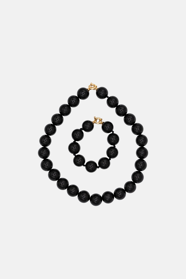 Labro DUE MAXIMUS NECKLACE - ONYX
