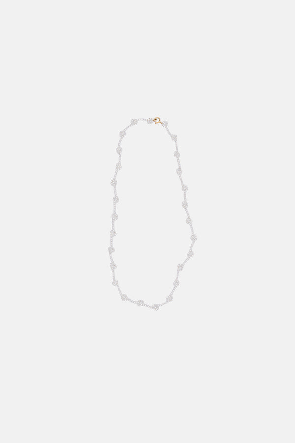 labro FIORI ALL NECKLACE - FULL SILVER