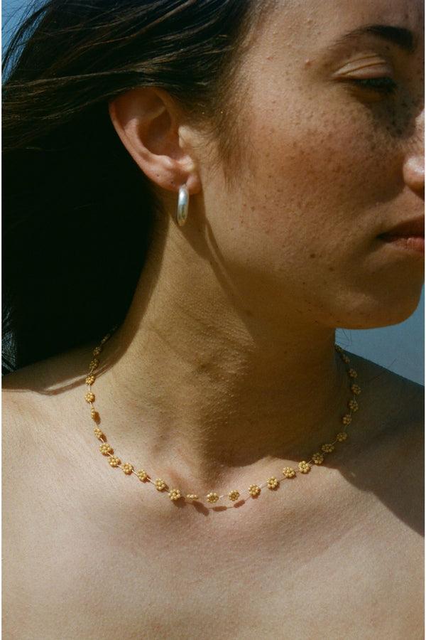 Labro FIORI NECKLACE - BEIGE