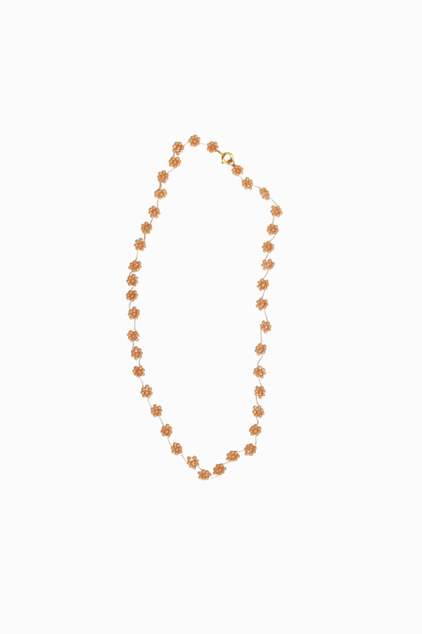 labro FIORI NECKLACE - BEIGE