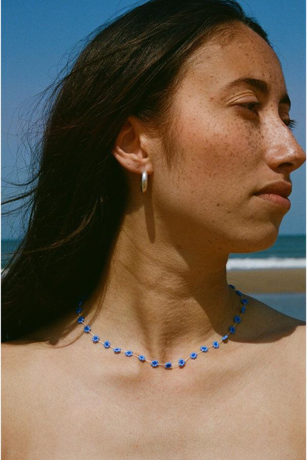 Labro FIORI NECKLACE - BLUE