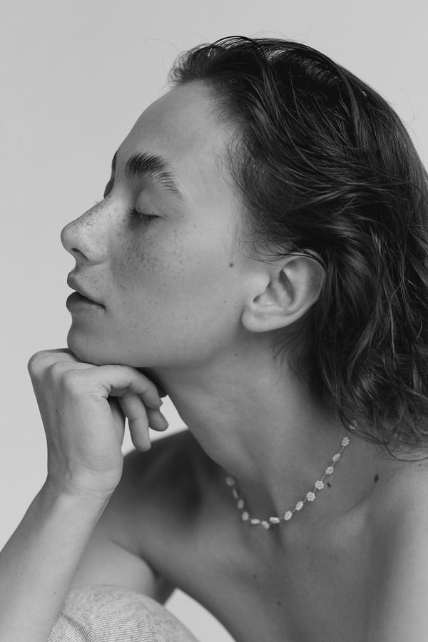 Labro FIORI NECKLACE - DARK BROWN