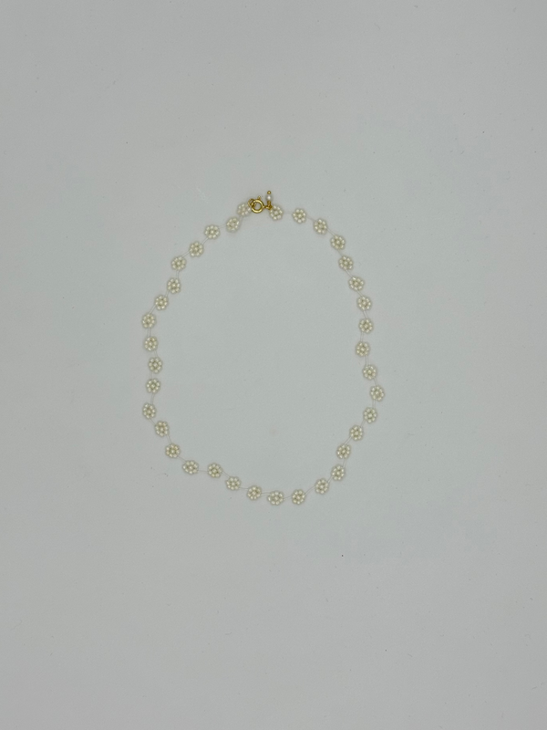 labro FIORI NECKLACE KIDS - WHITE