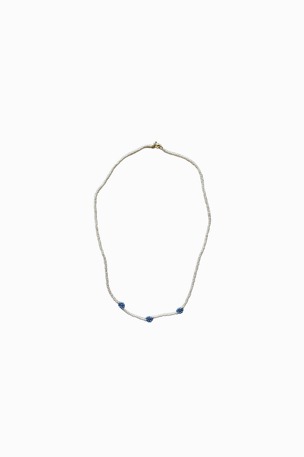 Labro FIORI NECKLACE - PARASOL BLUE