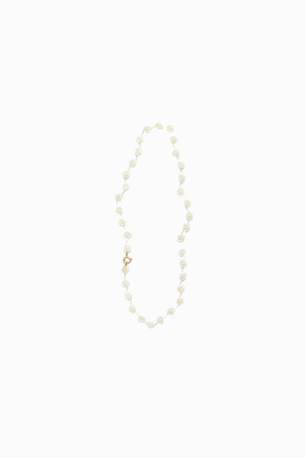 labro FIORI NECKLACE - WHITE labro FIORI NECKLACE - WHITE