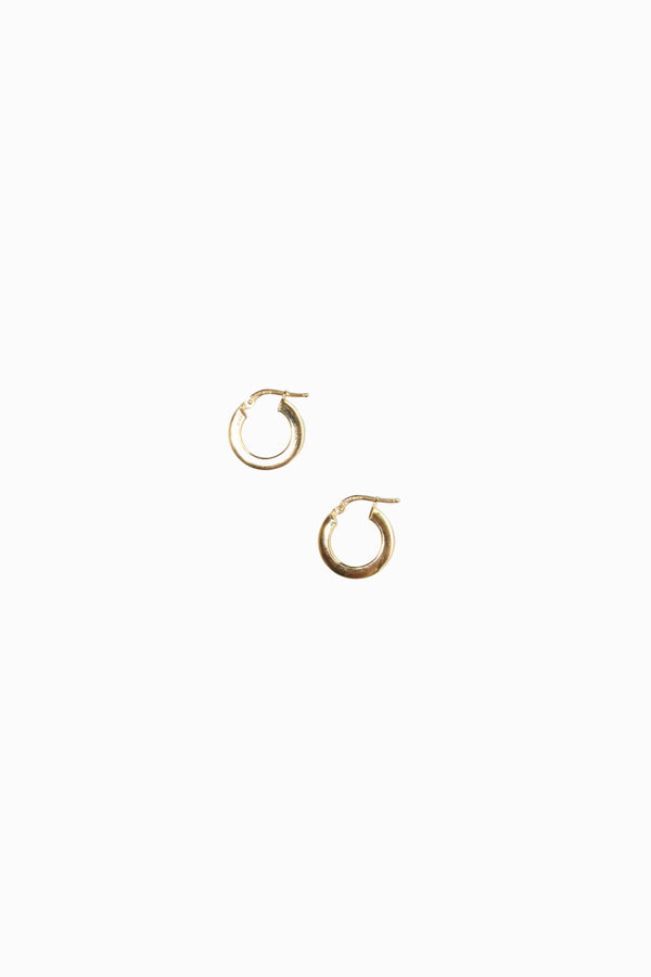 labro GOLD FILLED EARRING FLAT