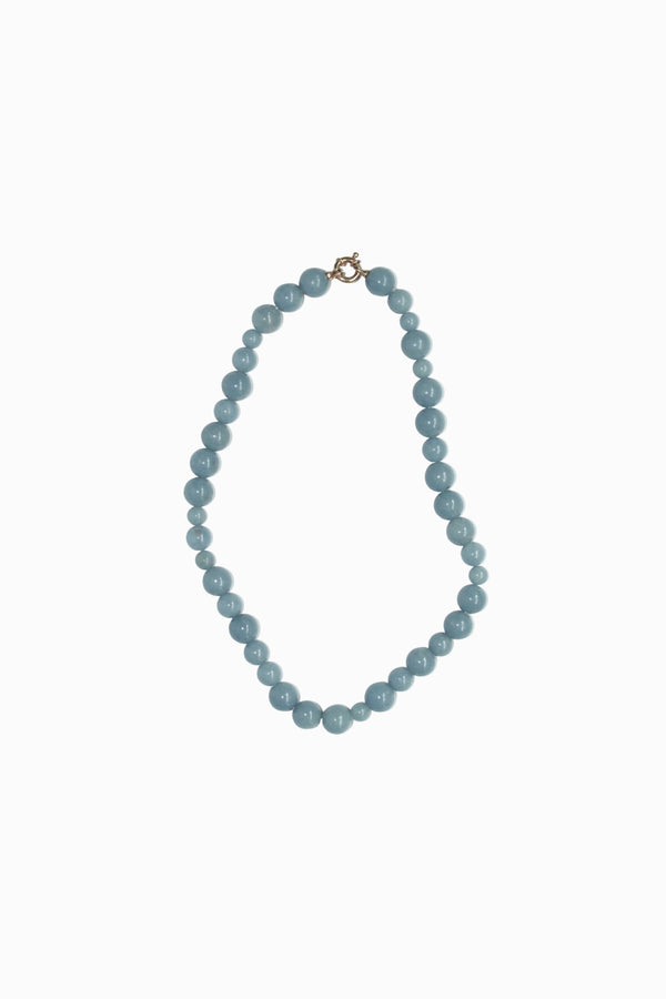 labro NO.14 QUATTORDICI NECKLACE - ANGELITE