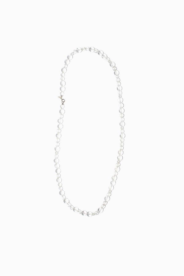 Labro SALE OTTO (PEARL QUARTZ & ONYX) NECKLACE - 60 CM