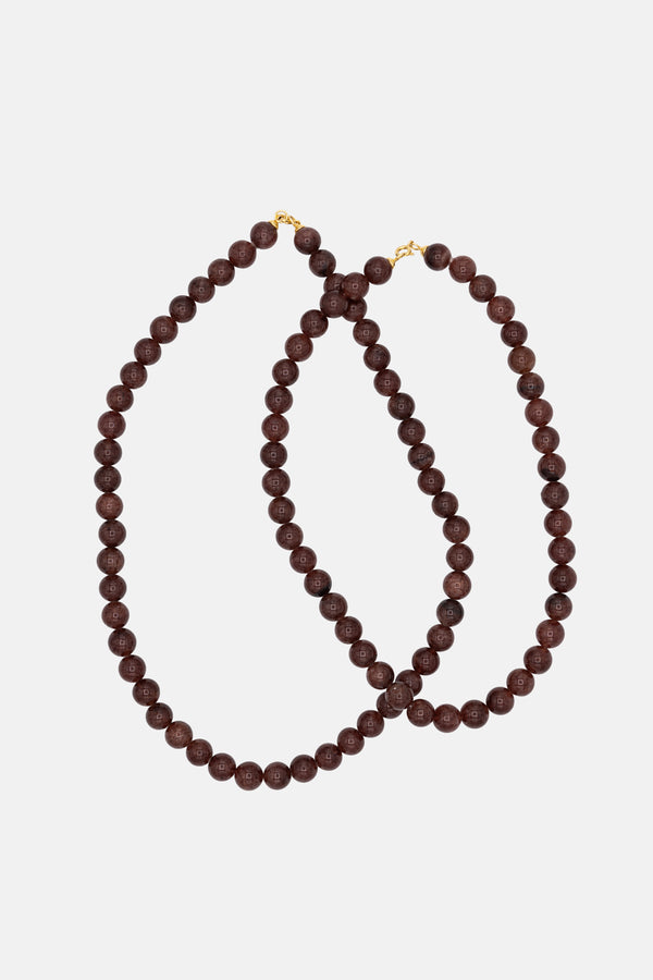 labro STRAWBERRY QUARTZ NECKLACE