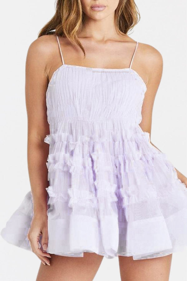 Lace & Beads Bethan Mini In Lilac