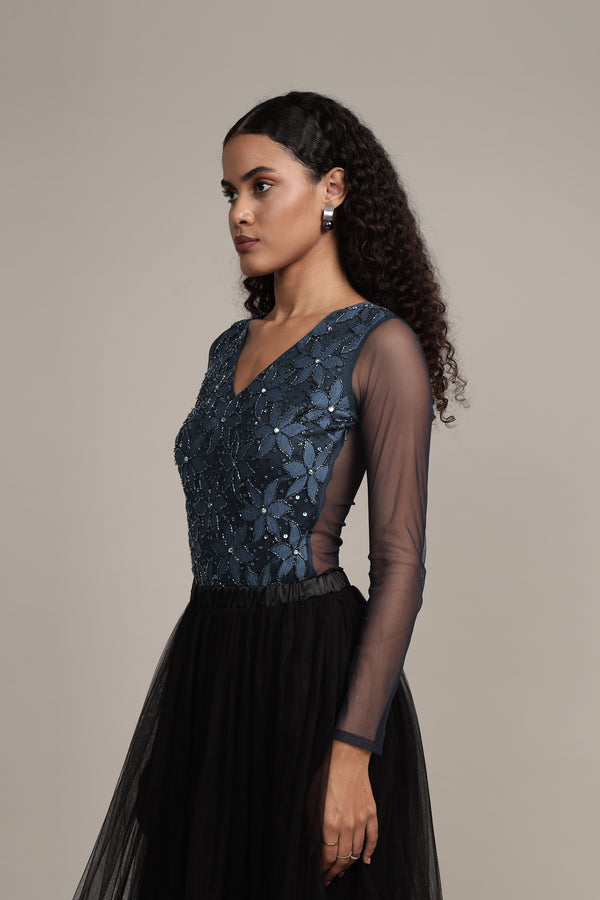 Lace & Beads Rana Beaded Bodysuit