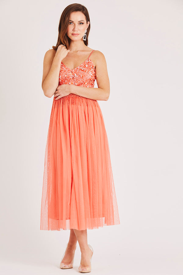 lace & beads Riri Midi