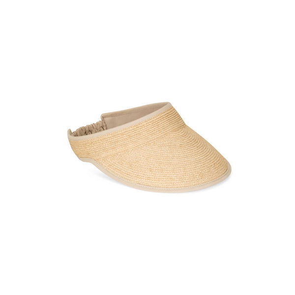Lack Of Color Elastic Visor - Raffia