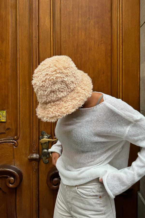 Lack Of Color Fluffy Bucket - Cashew