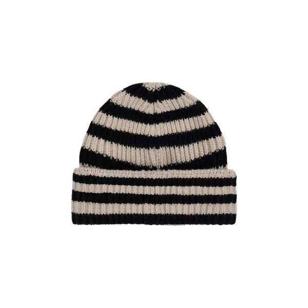 Lack Of Color Jowan Beanie - Black Stripe