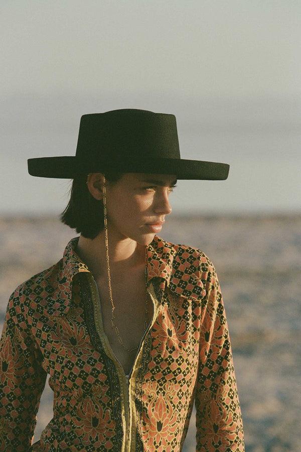 lack of color Lawson Boater - Black