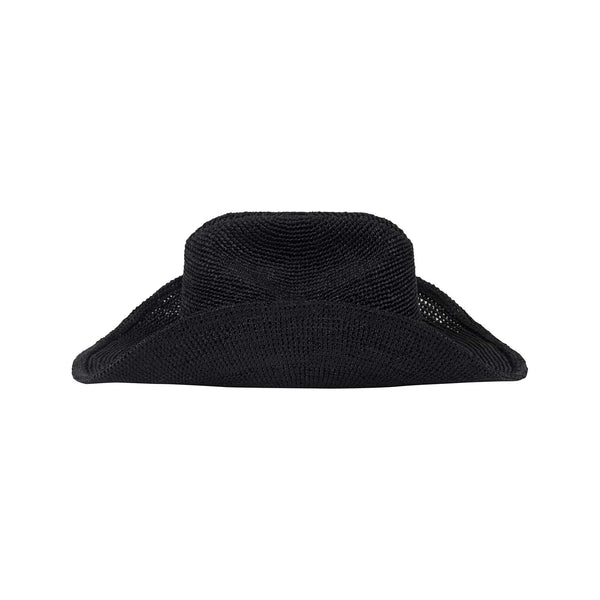 Lack Of Color Raffia Cowboy - Noir