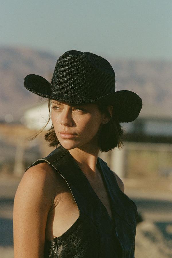 lack of color Raffia Cowboy - Noir