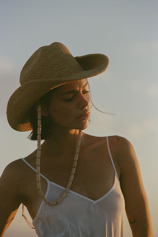 Lack Of Color Raffia Cowboy - Pineapple