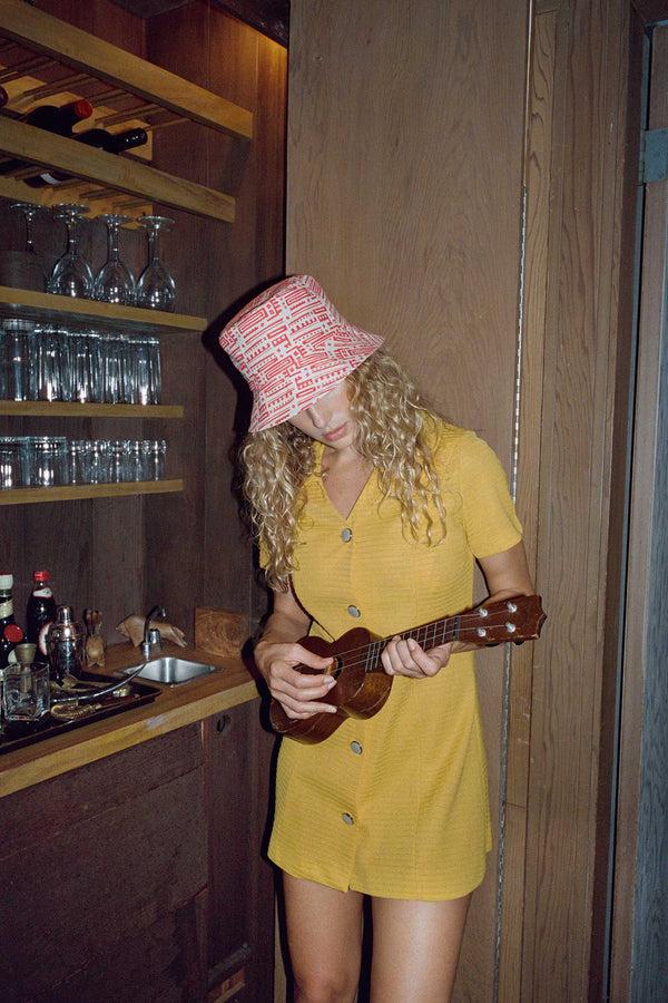 Lack Of Color Shore Bucket - Maya Red