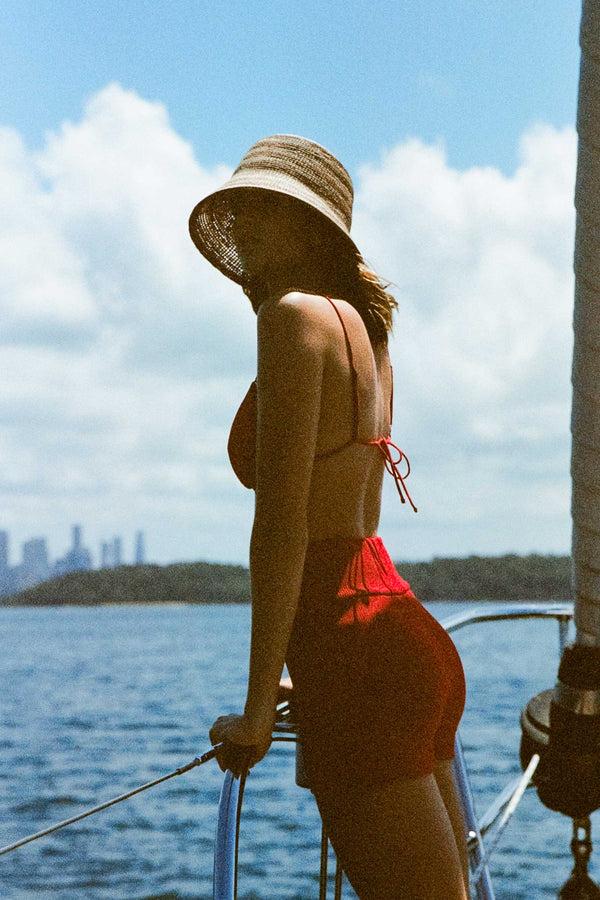 Lack Of Color The Inca Bucket - Mocha Stripe