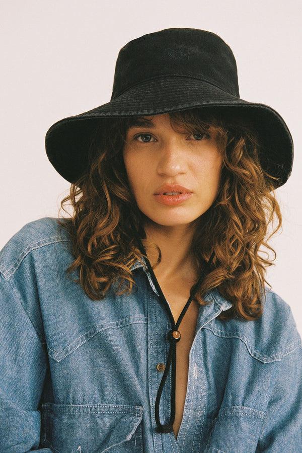 lack of color Vacay Bucket - Washed Black