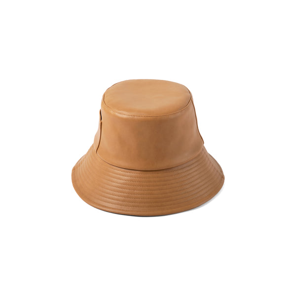 Lack Of Color Wave Bucket - Tan Vegan Leather