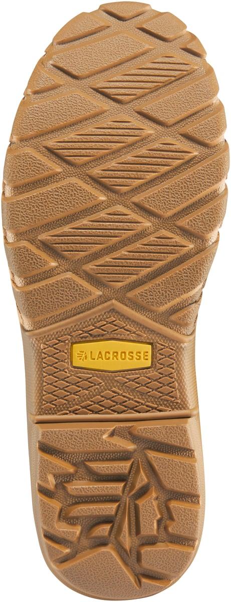 Lacrosse Aero Timber Top Shearling Men's 8" Side-Zip Clay Brown
