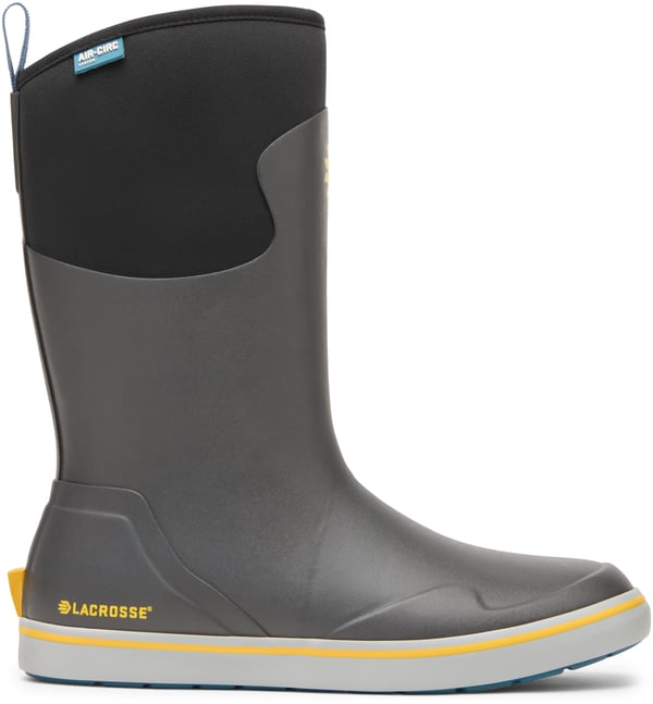 lacrosse Alpha Deck Boot Men's 12" Dark Shadow