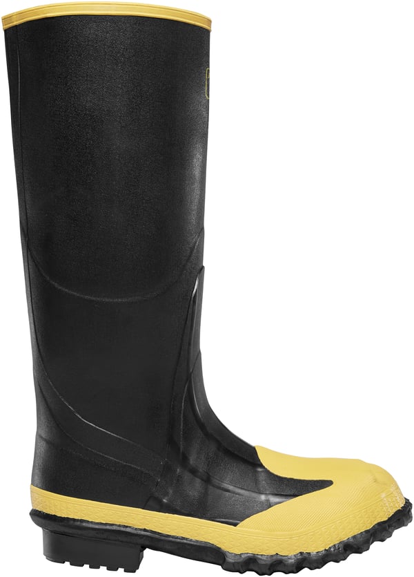 lacrosse Meta Men's 16" Black Metatarsal Guard/Steel Midsole/Steel Toe