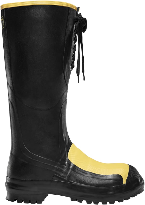 lacrosse Meta Pac Men's 16" Black Metatarsal Guard/Steel Toe