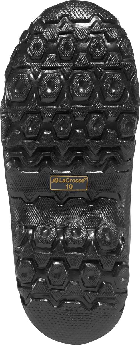 Lacrosse ZXT Buckle Overshoe Men's Deep Heel 14" Black