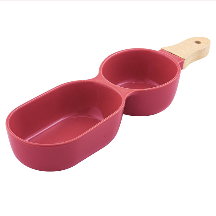 ladelle Alto Serve & Share Burgundy 2 Part Serve Stick
