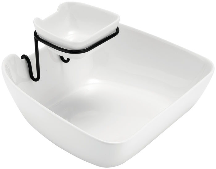 ladelle Alto Serve & Share Double Layer Chip & Dip Bowl