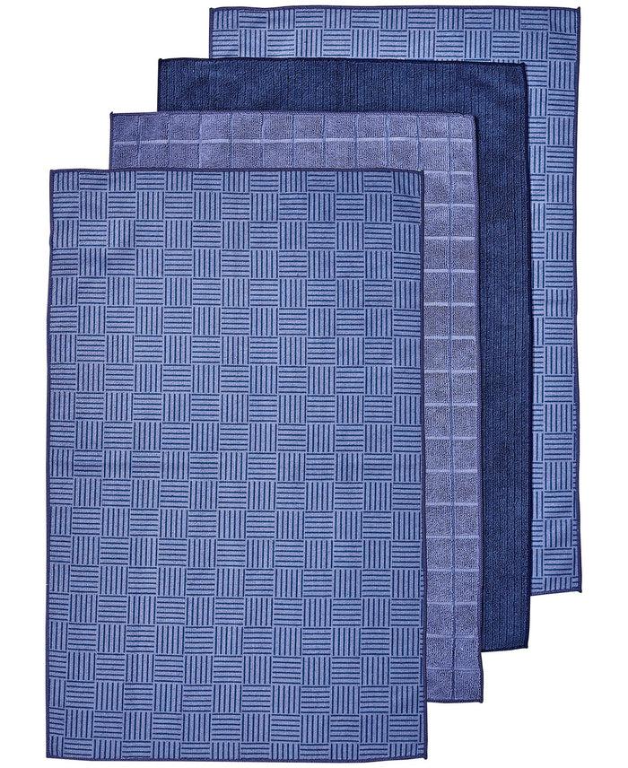 ladelle Benson Blue Microfibre 4pk Kitchen Towel Sold Out Sold Out