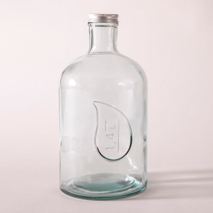 Ladelle Eco Recycled Rustico 1400ml Clear Storage Bottle