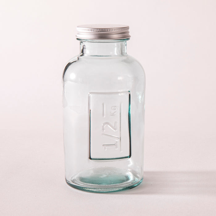 Ladelle Eco Recycled Rustico 500ml Clear Storage Bottle