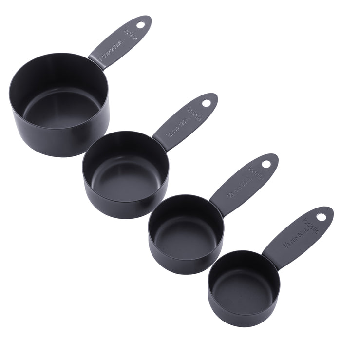 Ladelle Essentials Charcoal Set Of 4 Measuring Cups