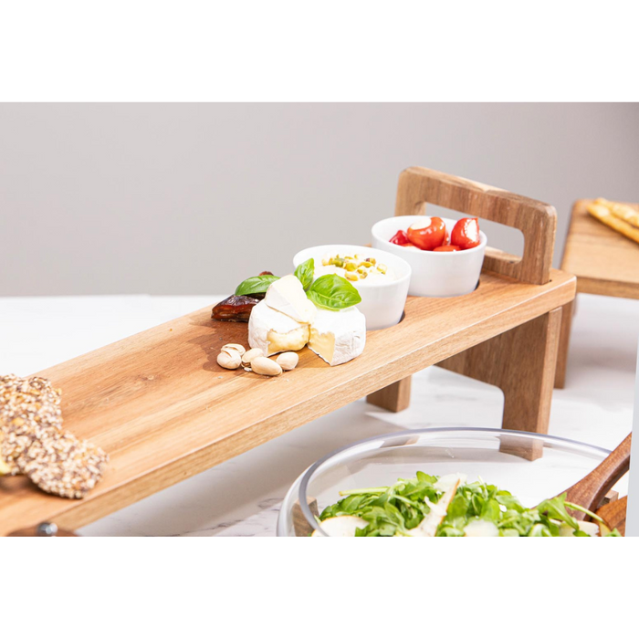 Ladelle Gather Tapas Plank Serving Board With Bowls