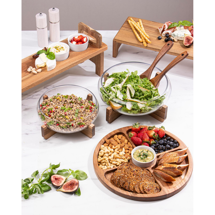 Ladelle Gather Tapas Plank Serving Board With Bowls