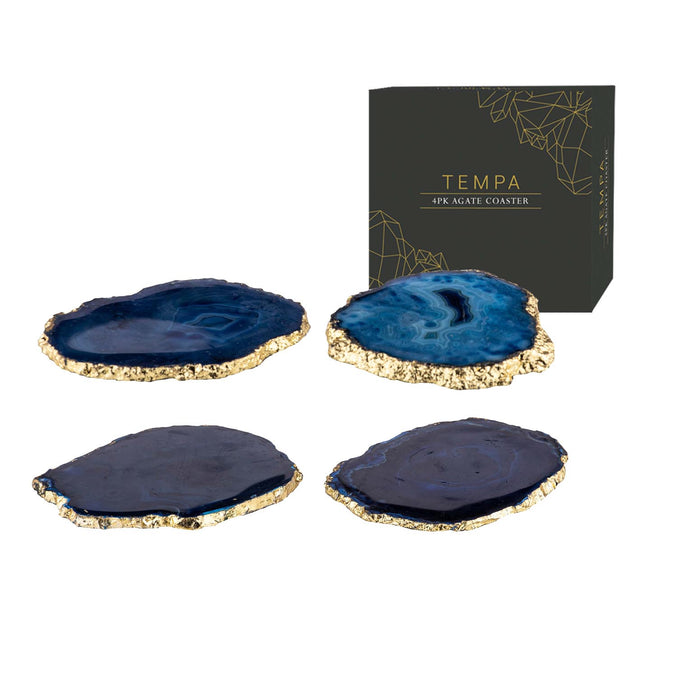 Ladelle Allira Sapphire 4pk Coaster Set