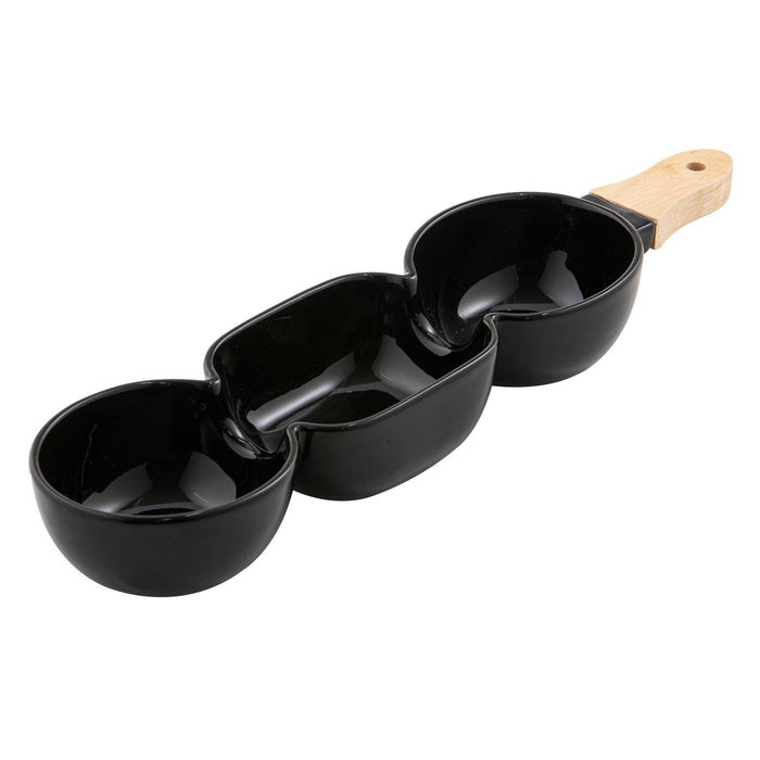 ladelle Alto Serve & Share 3 Part Black Serve Stick