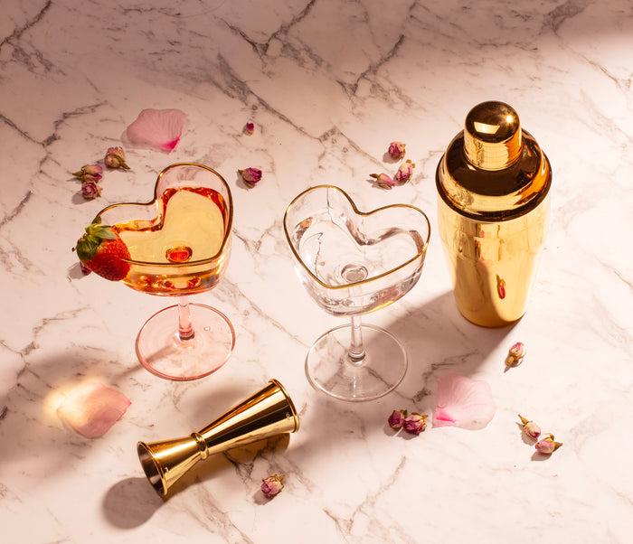 Ladelle Amour Clear 4pc Cocktail Set