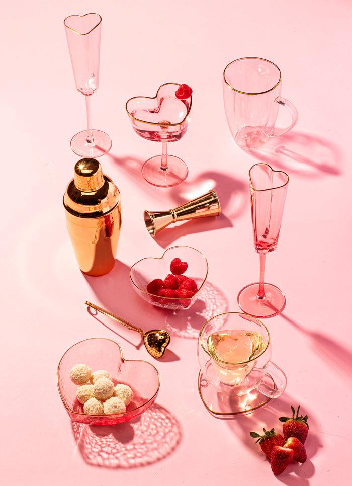 Ladelle Amour Clear 4pc Cocktail Set