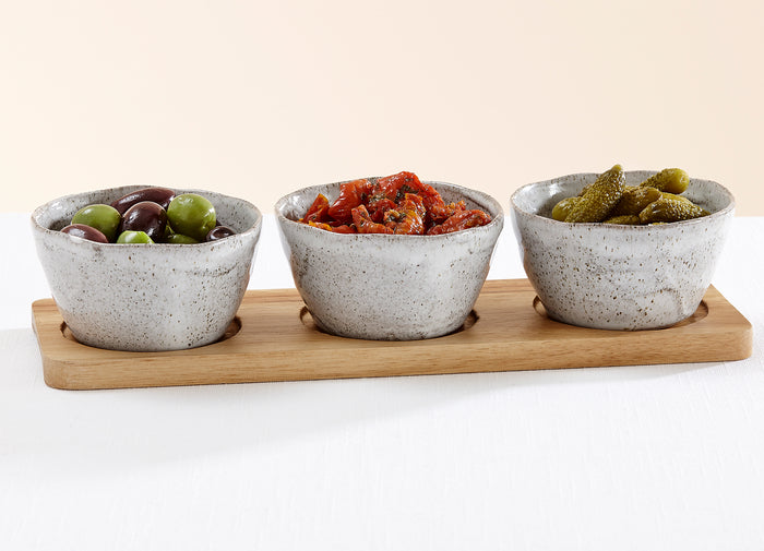 Ladelle Artisan Deep 4pce Bowl Set