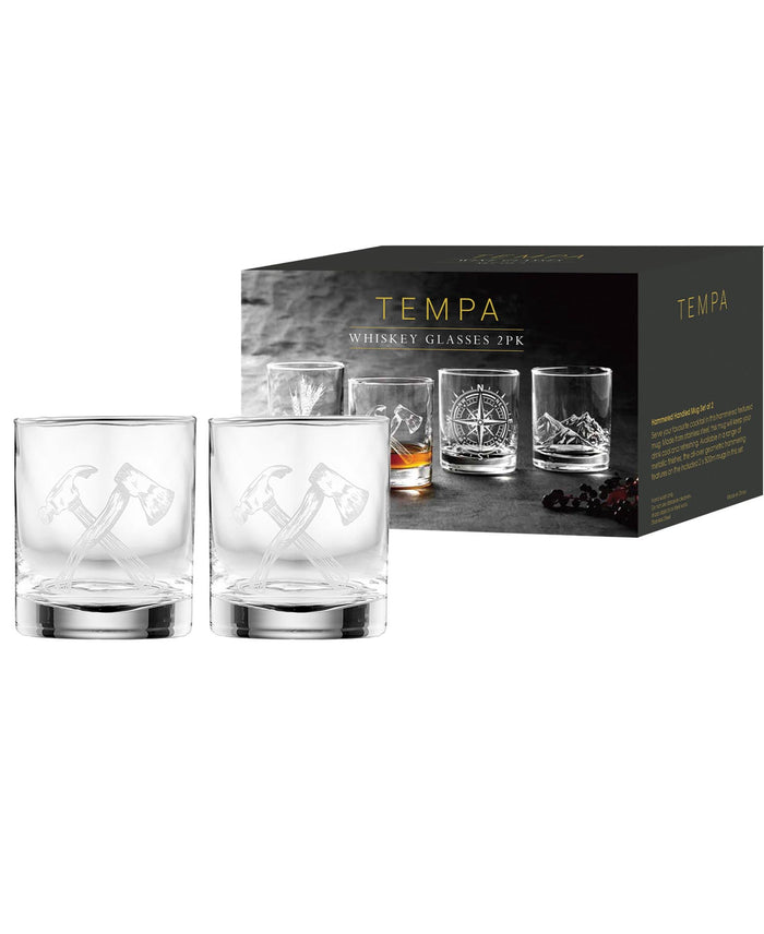 ladelle Atticus Tools 2pk Whisky Glass