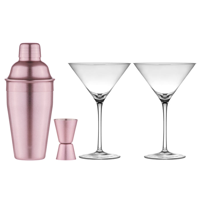 ladelle Aurora Blush 4pc Cocktail Set