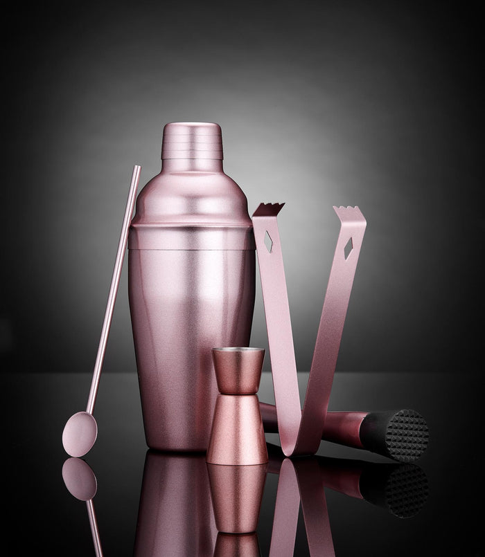 ladelle Aurora Blush 5pc Cocktail Set