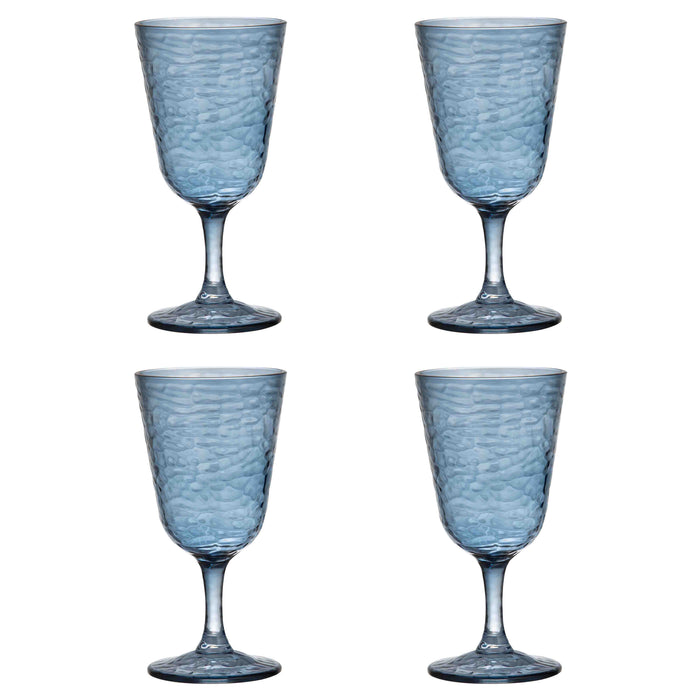 ladelle Byron Blue Wine Glass - Set of 4
